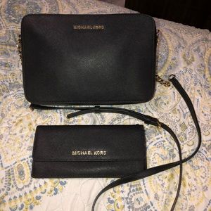Michael Kors Crossbody and Wallet